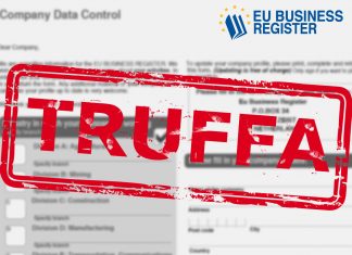 La truffa del Registro delle Imprese UE continua a minacciare truffa del Registro delle Imprese UE