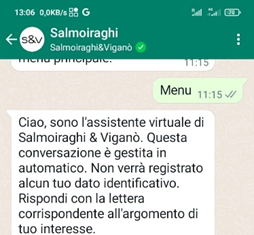 customer care di Salmoiraghi & Viganò