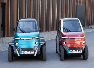 microcar pieghevole completamente elettrica