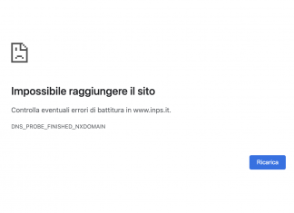 Sito dell'INSP non funziona: down da diverso tempo!