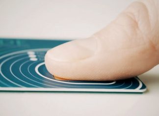 Carta di credito biometrica