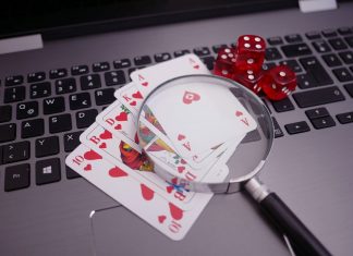 Gambling online-giocatore di poker
