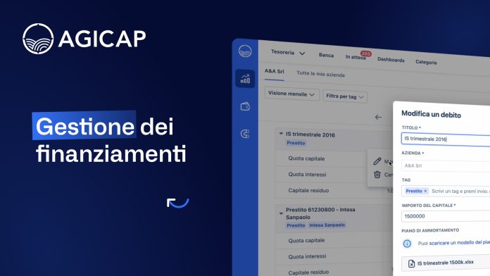 Agicap - Gestione dei finanziamenti
