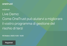Gestione del rischio di terzi: scopri la Live demo gratuita di OneTrust Gestione del rischio di terzi