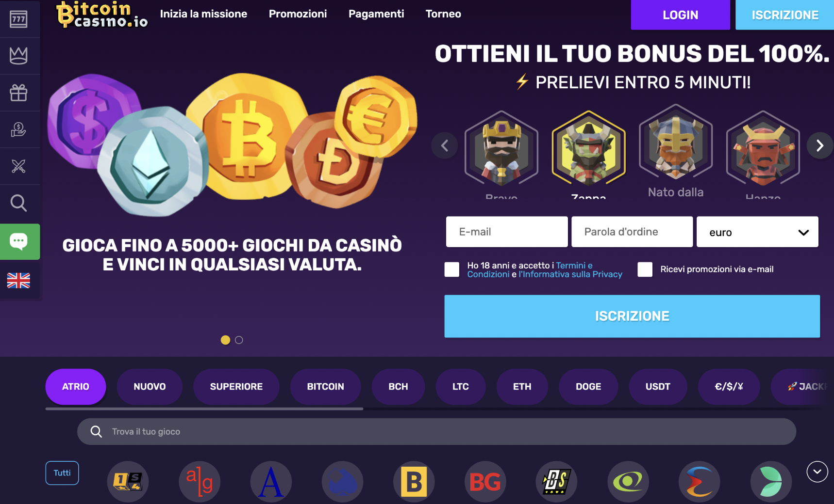 Neue Wettanbieter Risorse: sito web