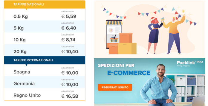 Pacchi online Pacchi online