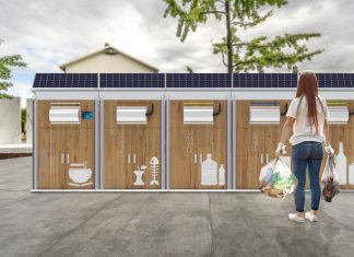 Sistema di accesso controllato per isole ecologiche