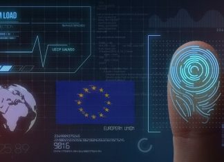 Apprendere la lezione del GDPR per prepararsi alle normative DORA e NIS 2 Finger Print Biometric Scanning Identification System. European Nationality