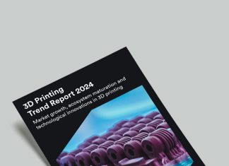 Crescita stampa 3D: supera le aspettative grazie alle nuove tecnologie 3DP Trend Report 2024_mockup