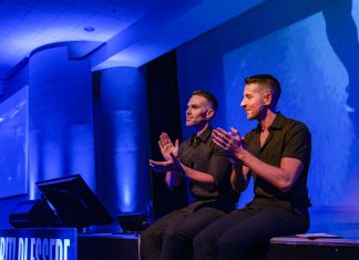 da sx a dx Alessandro Da Col e Alessandro Pancia