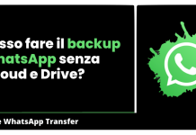 backup di WhatsApp
