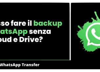 backup di WhatsApp