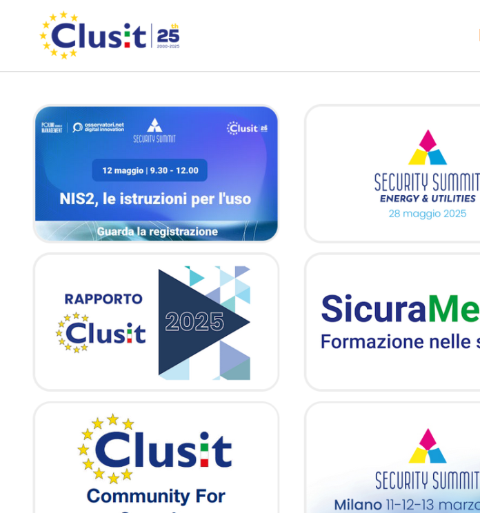 Clusit 25 Clusit 25