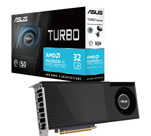 scheda grafica Turbo Radeon AI Pro R9700 32GB