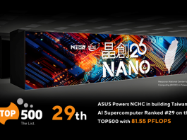 ASUS e il National Center for HPC di Taiwan realizzano un supercomputer AI classificato al 29° posto della TOP500 asus Nano-4-Supercomputer