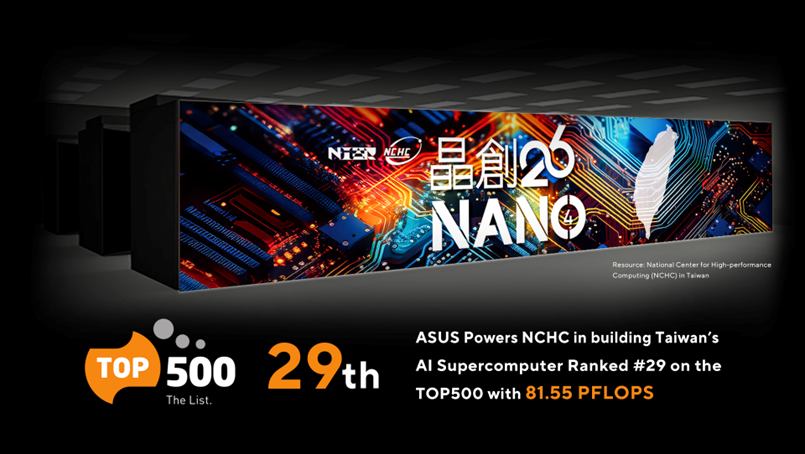 ASUS contribuisce al 29° supercomputer AI nella TOP500 - BitMat