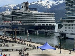 Juneau, in Alaska, nuova una rete Wi-Fi pubblica ad alta densità Juneau nave - inviato da cambium