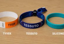 Tyvek, tessuto o silicone: quale materiale scegliere per i braccialetti del tuo evento? braccialetti