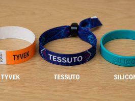 Tyvek, tessuto o silicone: quale materiale scegliere per i braccialetti del tuo evento? braccialetti