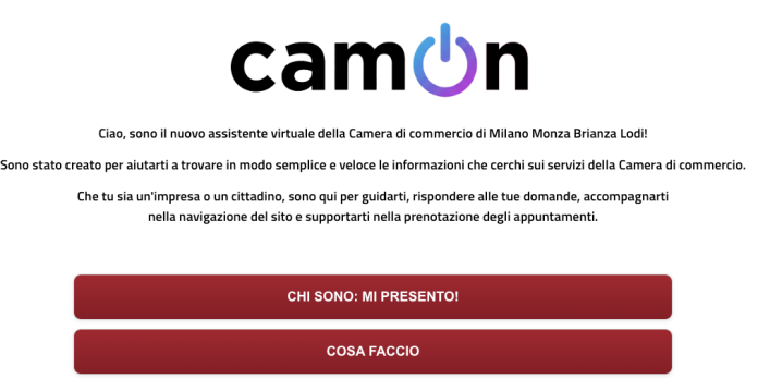 CamOn Camera di Commercio CamOn Camera di Commercio